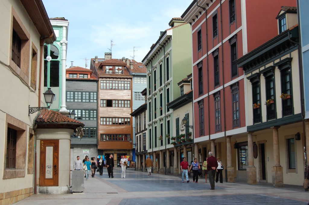 La Plaza del Fontán en Oviedo