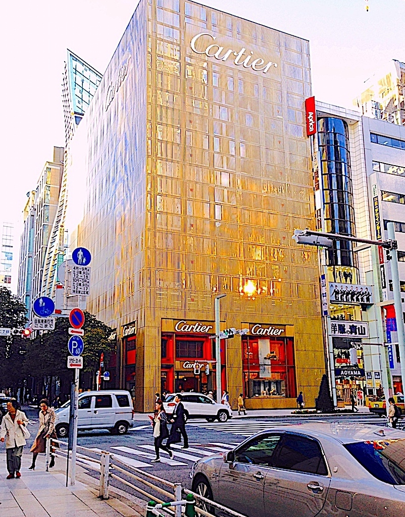 Edificio Cartier en Tokio Japón un viaje inolvidable